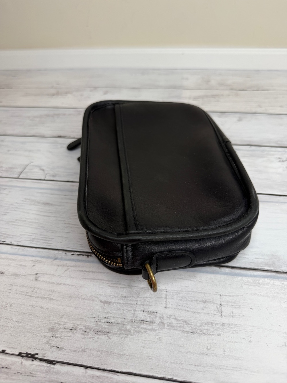 Vintage Coach black leather Carnival bag 9925 - Picture 5 of 8